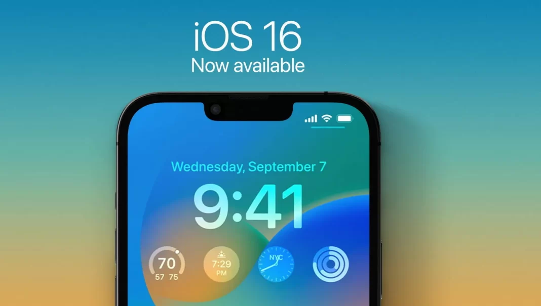 iOS 16 available now with new customization Features